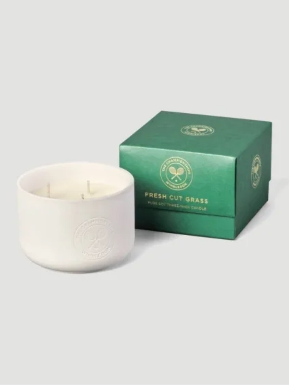Wimbledon Triple Wick Fresh Cut Grass Ceramic Candle